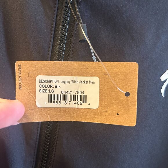 Specialized Men's Legacy Wind Jacket (NEVER WORN) - Picture 4 of 4